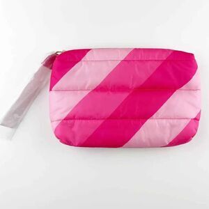 Estée Lauder Cosmetic Bag Puffer Makeup Toiletries Toiletry Case Pink Skincare